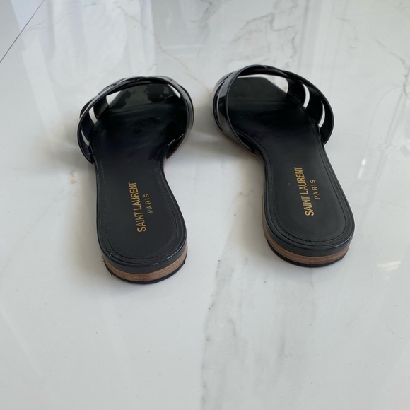 Saint Laurent Nu Pied Tribute Flat Sandals - Picture 3 of 6